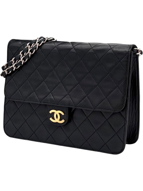 CHANEL Handbags - 7791655CR T6 Chanel Crossbody Bag Black Lambskin